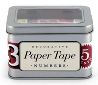 Cavallini Numbers Decorative Paper Tape, 5 Assorted Rolls, New, Free Shipping on sale Cavallini Numbers Decorative Paper Tape, 5 Assorted Rolls, New, Free Shipping on sale