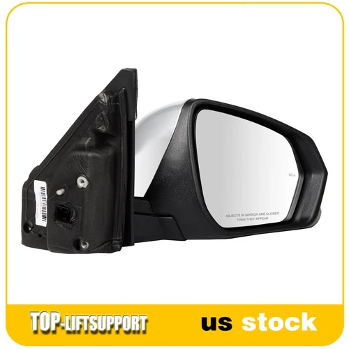 Chrome Blind Spot Signal 8pin Right Side Mirror For 2018-2021 Chevy Equinox