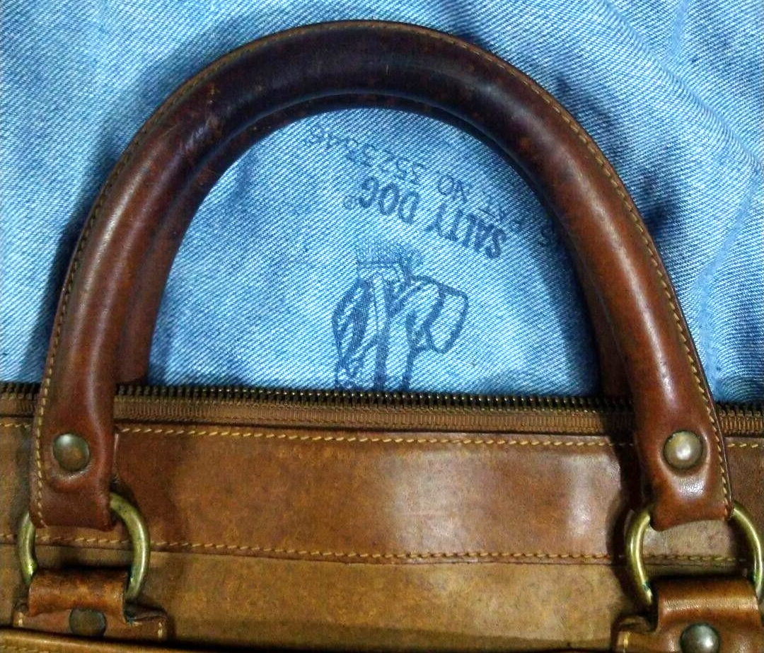 Ghurka No.5 Examiner K154 Leather Business Bag Shoulder Bag