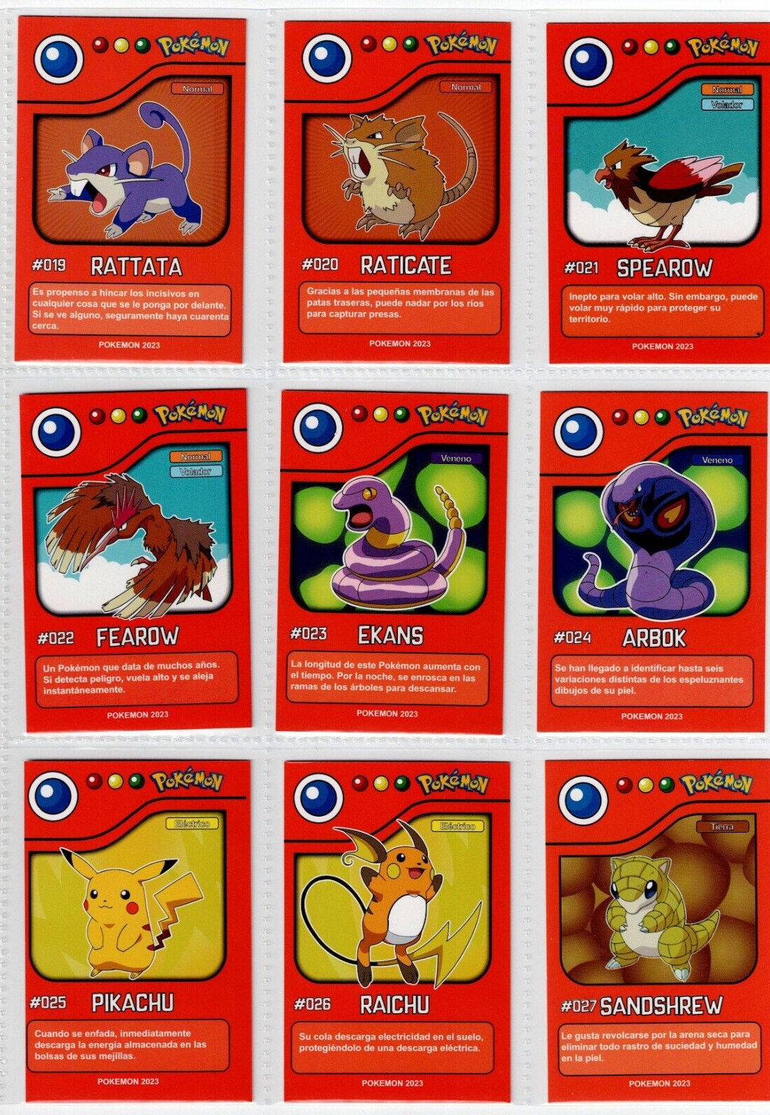 CARD POKEMON POKEDEX EC VOL. I #044 GLOOM 2023 Kanto PERU South America TCG