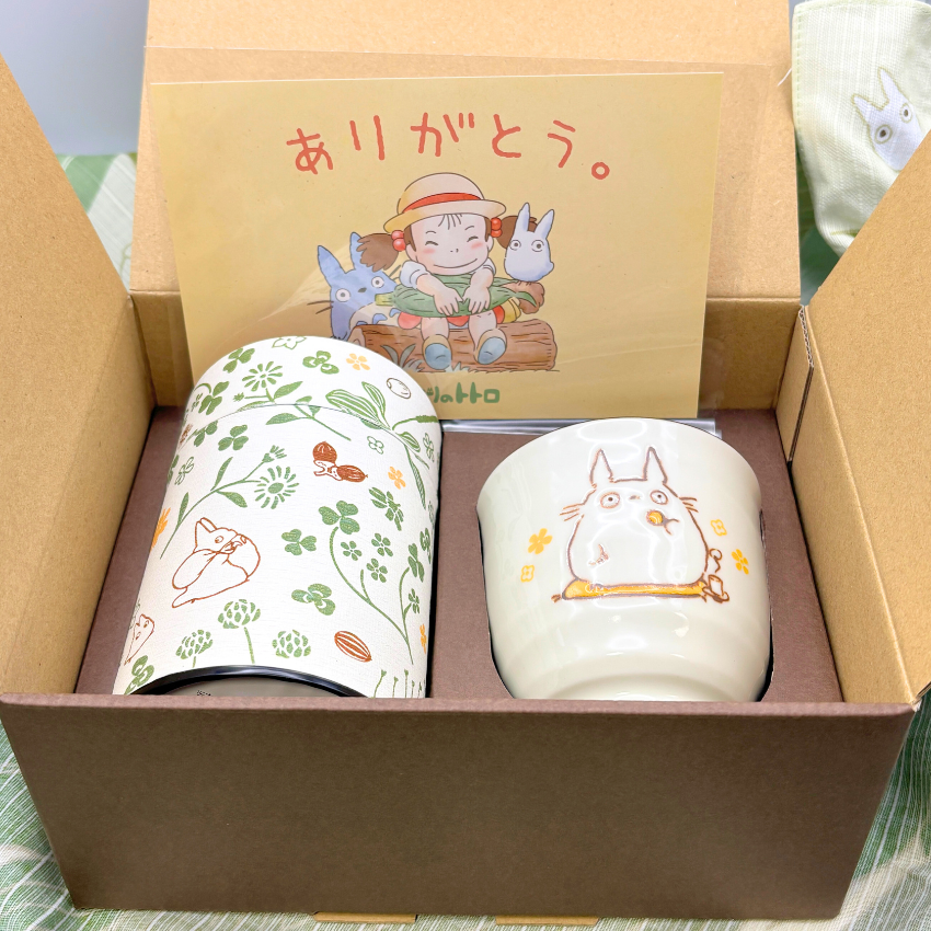 Studio Ghibli My Neighbor Totoro Tea cup& Acorn tea & furoshiki