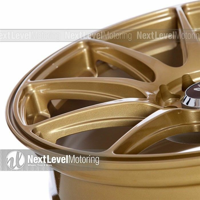 XXR 527 18X8 5X108 5X112 +42 GOLD WHEELS (SET OF 4) | eBay