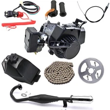 49cc 2 Stroke Engine Motor 25H Chian Kit Pocket Bike Go Kart Scooter Chopper ATV