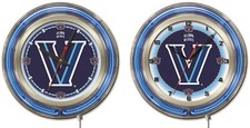 NCAA - Villanova Double Neon Ring, Logo Clock College Team Logo