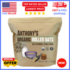 Organic Rolled Oats - Non-Gmo Whole Grain for Breakfast & Baking by Anthony's