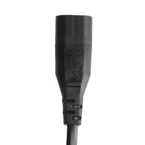 IEC 320 2-Pin c7 female to c8 male figure 8 power adapter extension cable 30c=s= - Afbeelding 4 van 6