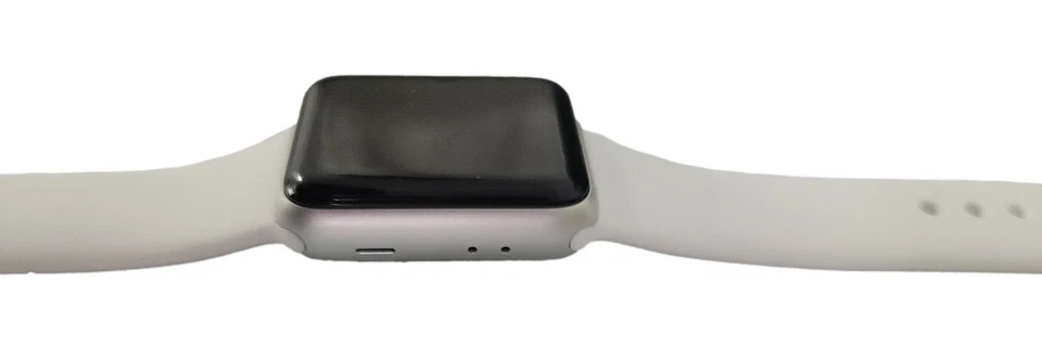 Apple Watch Series 3 38mm GPS Silver Aluminum Case w/ White Sport Band MTEY2LL/A - Image 4 of 4