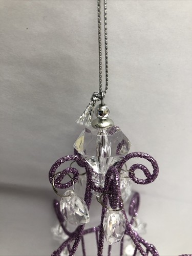 Set of 2 Katherine's Collection Dreaming Chandelier Ornaments #22-922579 - NEW! - Picture 3 of 9