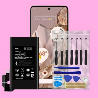 Large Capacity 5150mAh Battery Screwdriver Tool f Google Pixel 8 Pro GC3VE AT&T