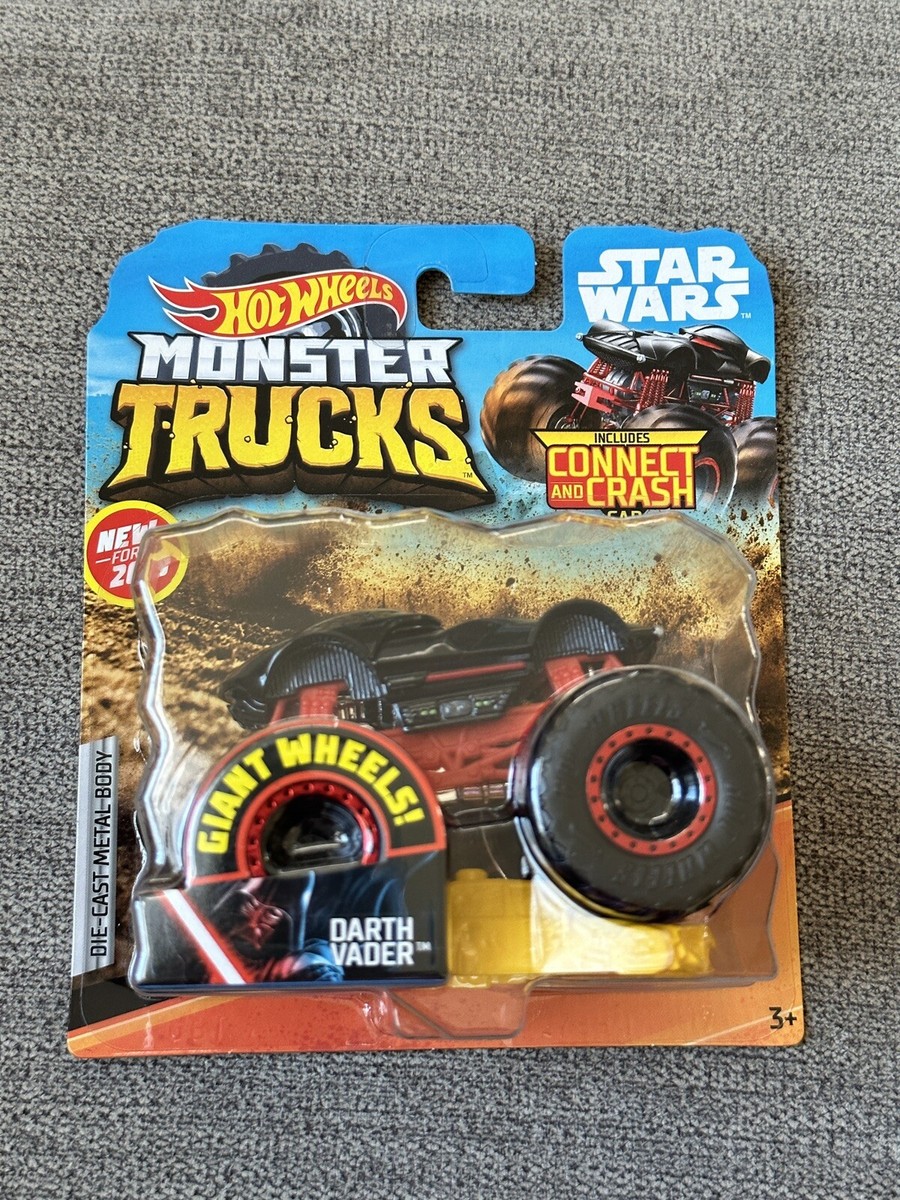 Star Wars Darth Vader Hot Wheels Monster Trucks (2019) Die-Cast Metal Body