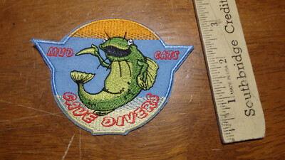 MUD CATS CAVE DIVERS  SCUBA CLUB DIVING DEEP SEA DIVING   PATCH      