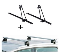 2X FahrradträGer Orion+RelingträGer CRV107A FüR FüR Audi Q3 5TüRer Ab 11