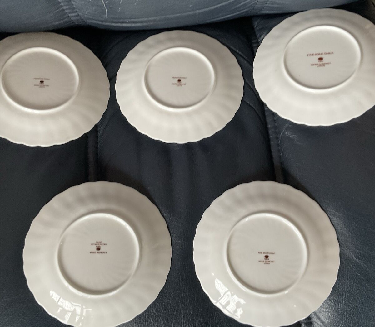Set Of 5 Nikko Fine Bone China 6” Plates In Original Box Set Of 5 Nikko Fine Bone China 6” Plates In Original Box