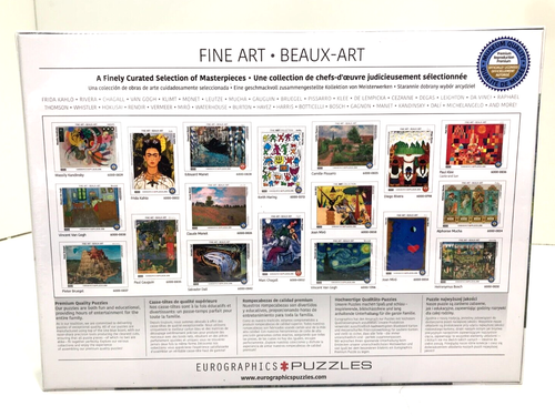 EUROGRAPHICS Van Gogh Fine Art Collection THE STARRY NIGHT 1000 pc Jigsaw Puzzle - Picture 4 of 10