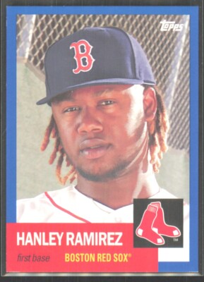 2016 Topps Archives 1953 Design Blue Border Hanley Ramirez /199 #89