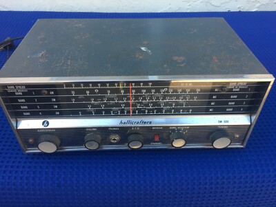 Hallicrafters SW-500 Tube Shortwave Radio Works | eBay