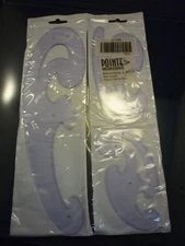 3 PC. FRENCH CURVE SET POINTE  NEW DRAFTING MECHANICAL DRAWING ART