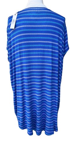Natural Reflections Mazarin Stripes Saturday Sunday Repeat Short Sleep Shirt XXL - Imagen 12 de 15