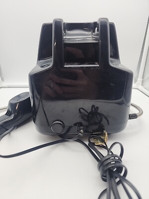 Vintage G Tel Desk Top Pay Phone Model 909 Black With