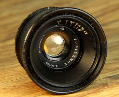 Jupiter-12 35mm f/2.8 Bayonet Lens for Contax/Kiev - Excellent 