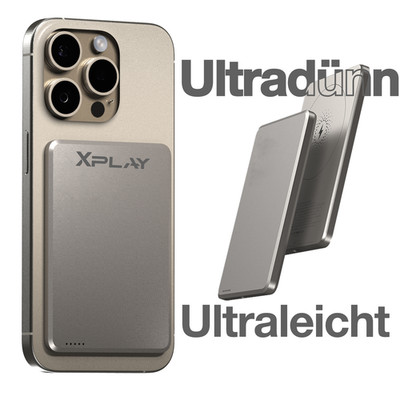 MagSafe Powerbank iPhone 20W Qi2 Magnetisch 6,5mm Ultradünn Ultraleicht Wireless