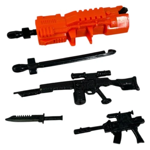 Vintage GI Joe Balrog Part Lot 3.75" Figure Accessory Weapon Gun Launcher 1993