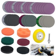 38Pcs Car Headlight Restoration Kit, 3 Inch Headlight Polishing Kit,