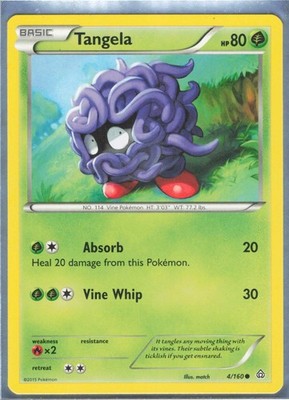 Tangela - 4/160 - Common - Lightly Played
