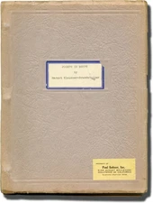 Margot Klausner-Brandstatter JOSEPH IN EGYPT Original screenplay #129237