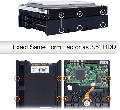 Best Price Square Bracket, DUAL 2.5"-3.5" HDD/SSD,ICY Dock MB082SP by ICY Dock S - Bild 3 von 7
