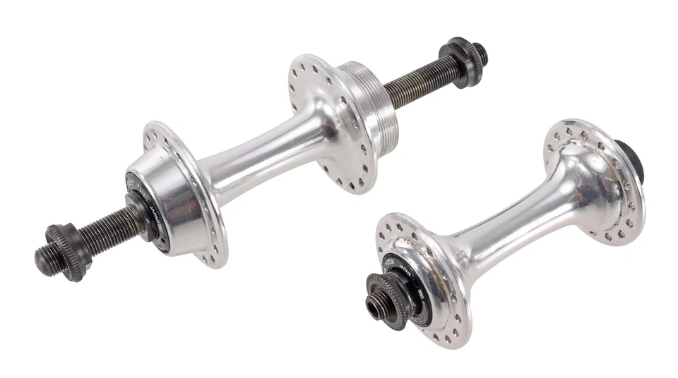 Shimano Dura-Ace 7400 Freewheel 8 Spd Frnt/Rear Hub Set 100/130mm QR 32H Vintage - Image 3 of 4