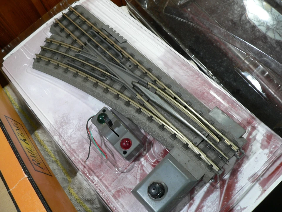 O Scale MTH Rail King Real Trax Operating 0-72 Left Hand Switch  Tested - Image 3 of 4