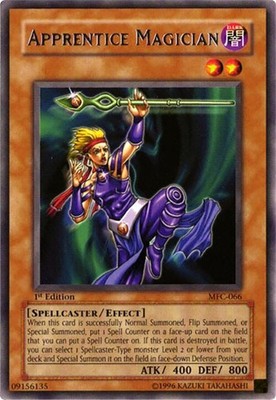 Apprentice Magician MFC-066 R Magician's Force Yu-Gi-Oh Unlimited DMG