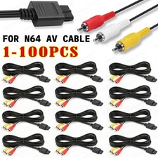 N64 SNES Gamecube RCA AV TV Audio Video Estéreo Cable Cable Para Nintendo 64 Lote