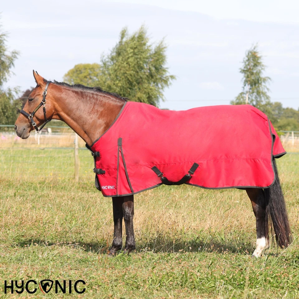 HyCONIC 200g Weidedecke mittelschwer wasserdicht 600 Denier Schulterzwickel