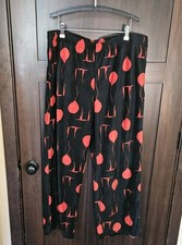 EUC Men's IT Pennywise Horror Fleece.Sleep Pants Pajama Bottoms Size XL X-Large