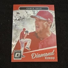 Panini 2017 Donruss Optic Diamond Kings Chris Sale #4 Prizm MLB Card