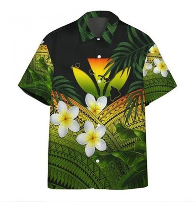 Plumeria Native Hawaiian Shir