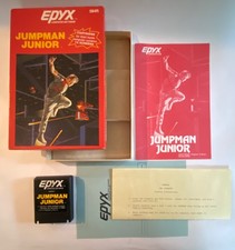 JUMPMAN JUNIOR Epyx Atari 400/800 COMPLETE Boxed Cartridge Game RARE!! image