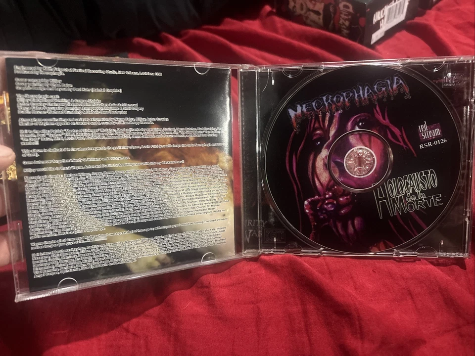 Necrophagia Holocausto de La Morte (CD 1998) Death Metal Super Rare OOP Foto 3 de 4
