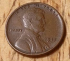 Lincoln Wheat Cent 1917S VF#8