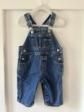 Baby Gap Vintage 2000 Classic Denim Overalls 3-6 Months Baby Boy
