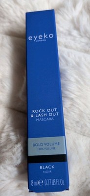 Eyeko London Pro Rock Out Lash Beach Waterproof Black Mascara Bold Volume Lift 