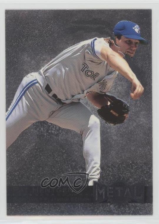 1996 Fleer Metal Universe Platinum Edition Pat Hentgen #122 1g4