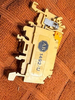 ALLEN BRADLEY 1492-U-MTK DIN Rail Mount Terminal Block Gray Circuit Disconnect