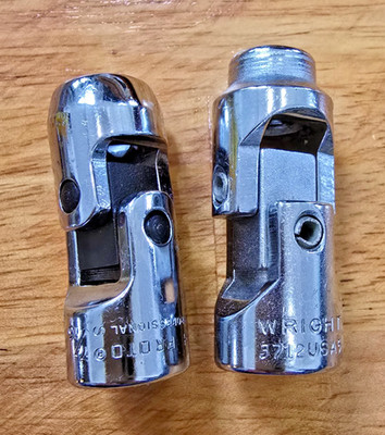 Wright Tool 3/8'' Drive 3/8'' Flex Socket and Proto 6 Pt 7/16'' Flex USA Made