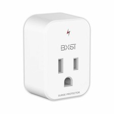 BXST Single Outlet Surge Protector for Refrigerator Small Wall 120V-1 Pack