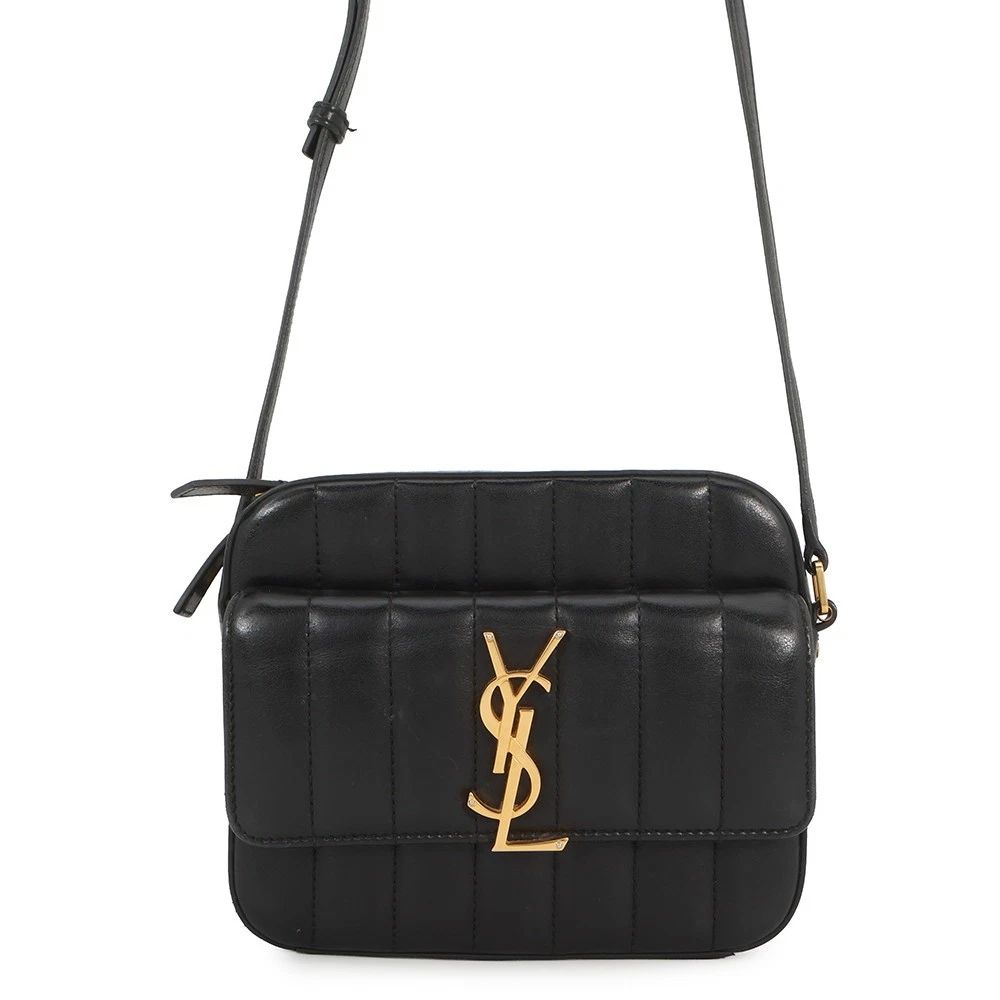 Saint Laurent — SAINT LAURENT PARIS Vicky camera bag Leather Black 5550520YD0J1000