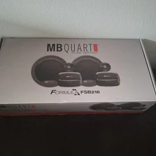 MB QUART FSB216 6.5" 140 Watts Component 2 Way Speaker System + Tweeters