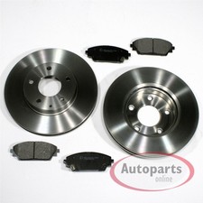 Bremsscheiben Ø 296 mm  + Beläge vorne für Nissan X-Trail III + Qashqai II